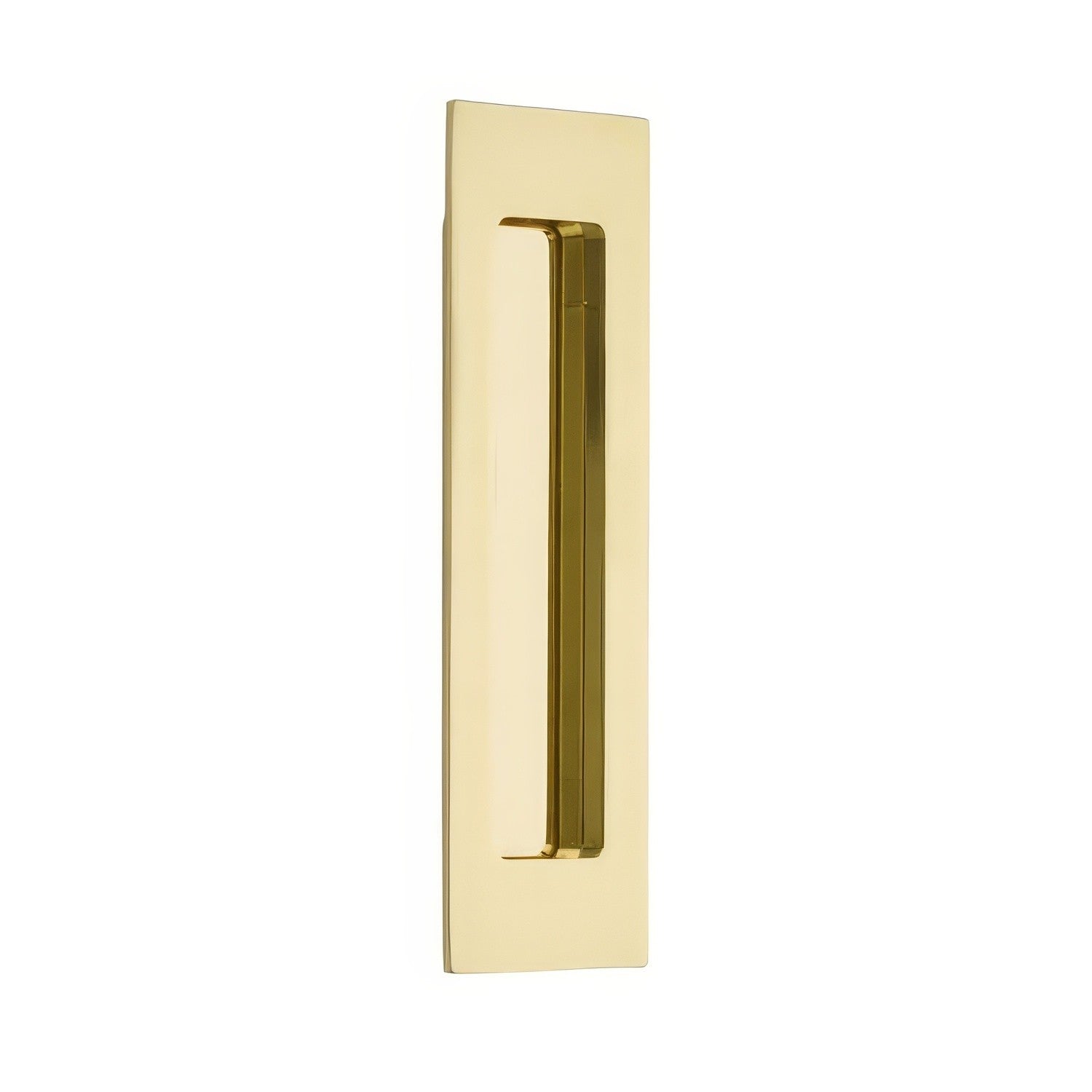 Emtek 7 Inch Modern Rectangular Flush Pull.