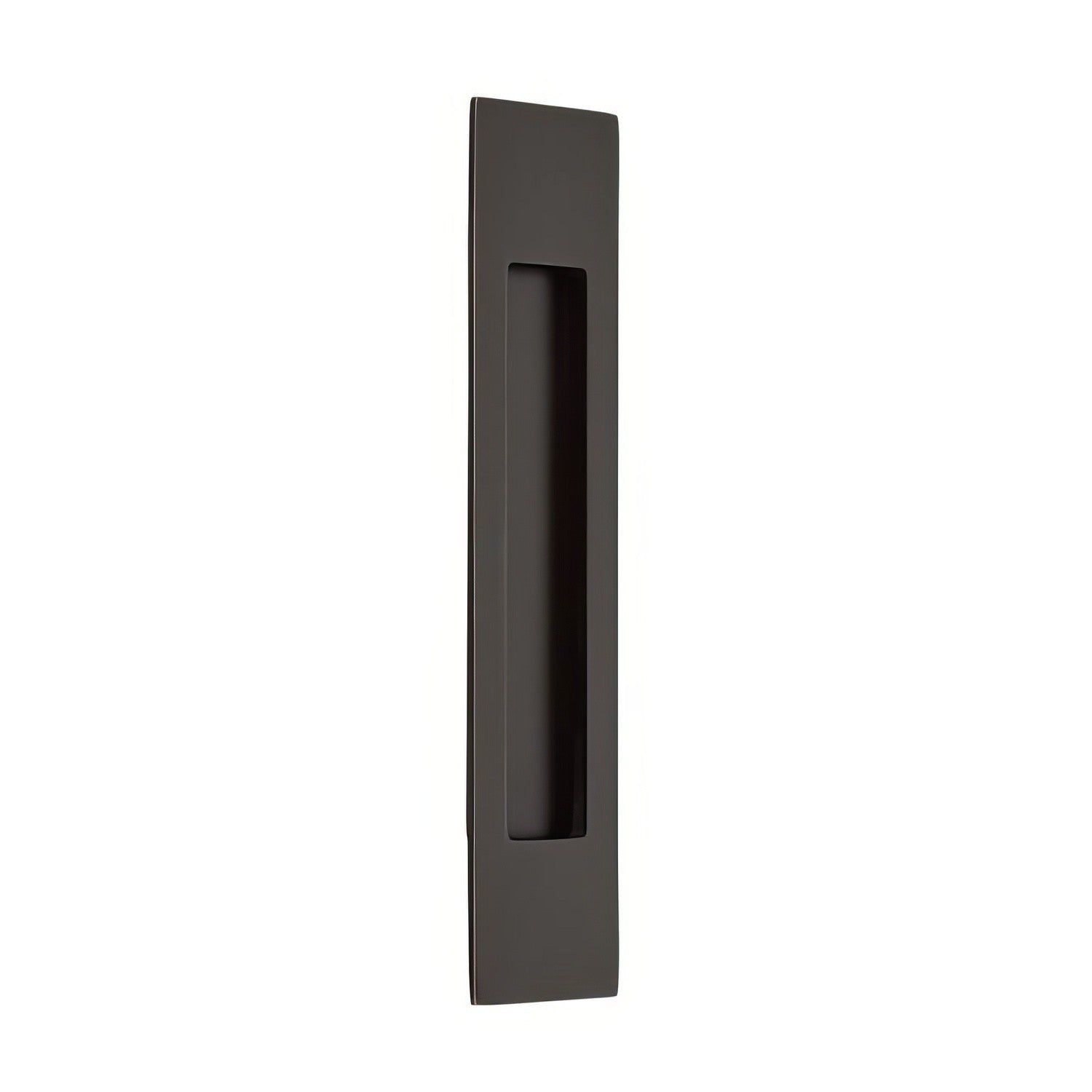Emtek 10 Inch Modern Rectangular Flush Pull.