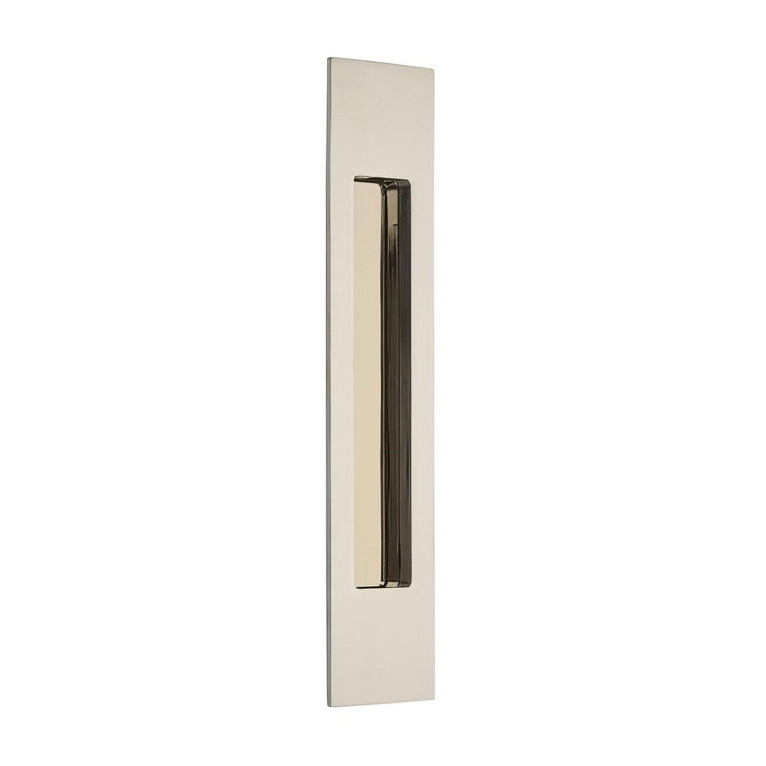 Emtek 10 Inch Modern Rectangular Flush Pull.