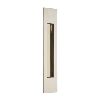 Emtek 10 Inch Modern Rectangular Flush Pull.