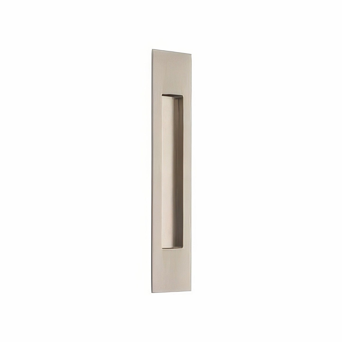 Emtek 10 Inch Modern Rectangular Flush Pull.