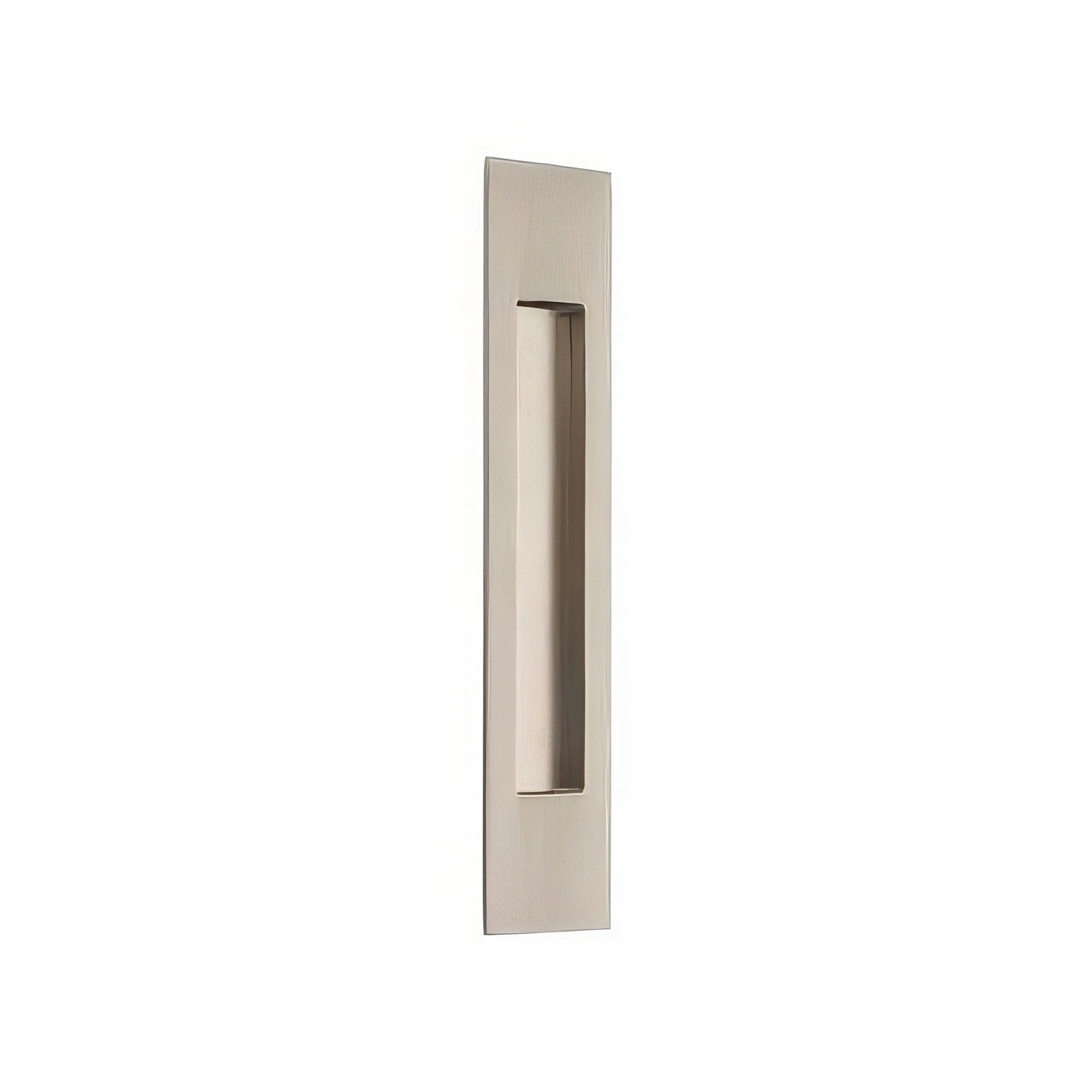 Emtek 10 Inch Modern Rectangular Flush Pull.