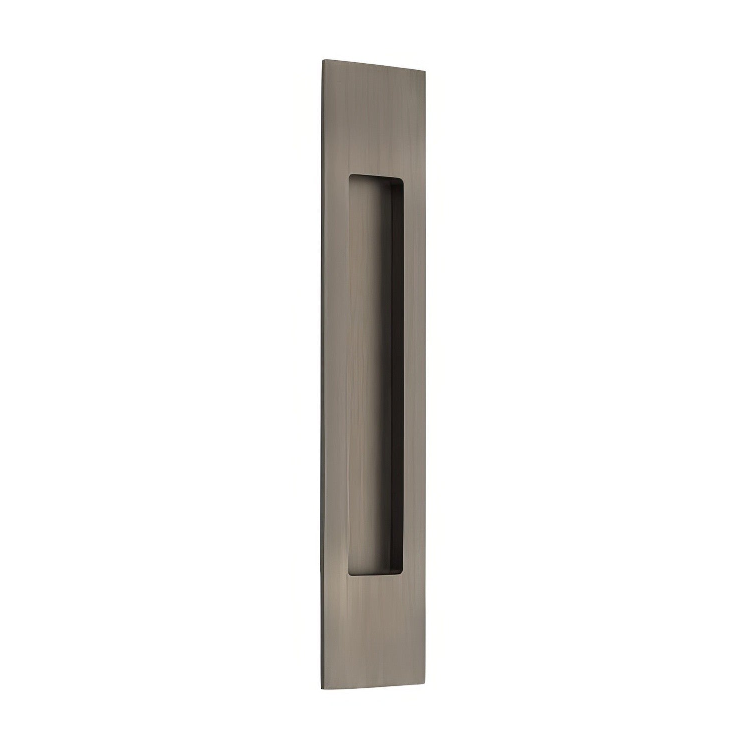 Emtek 10 Inch Modern Rectangular Flush Pull.