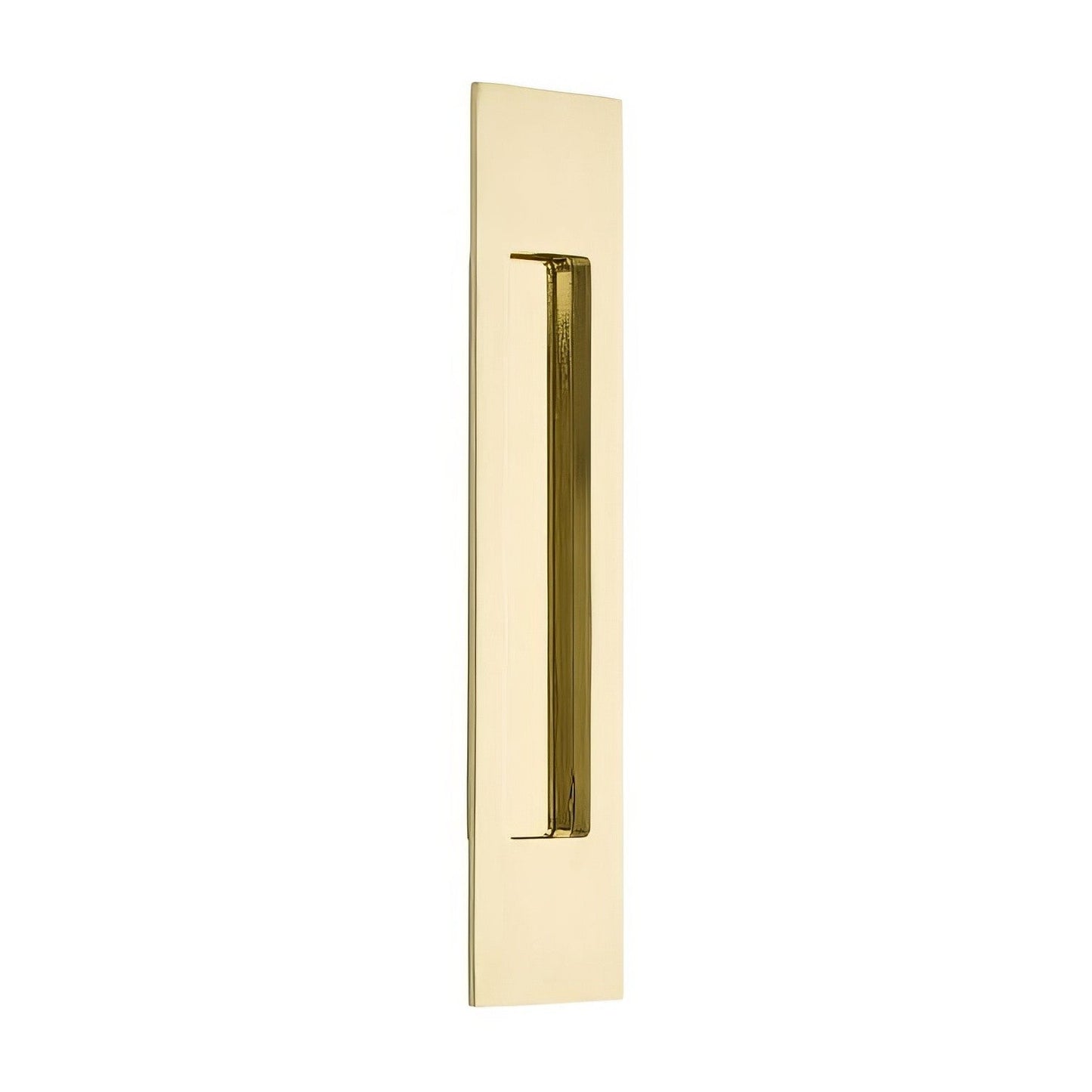 Emtek 10 Inch Modern Rectangular Flush Pull.