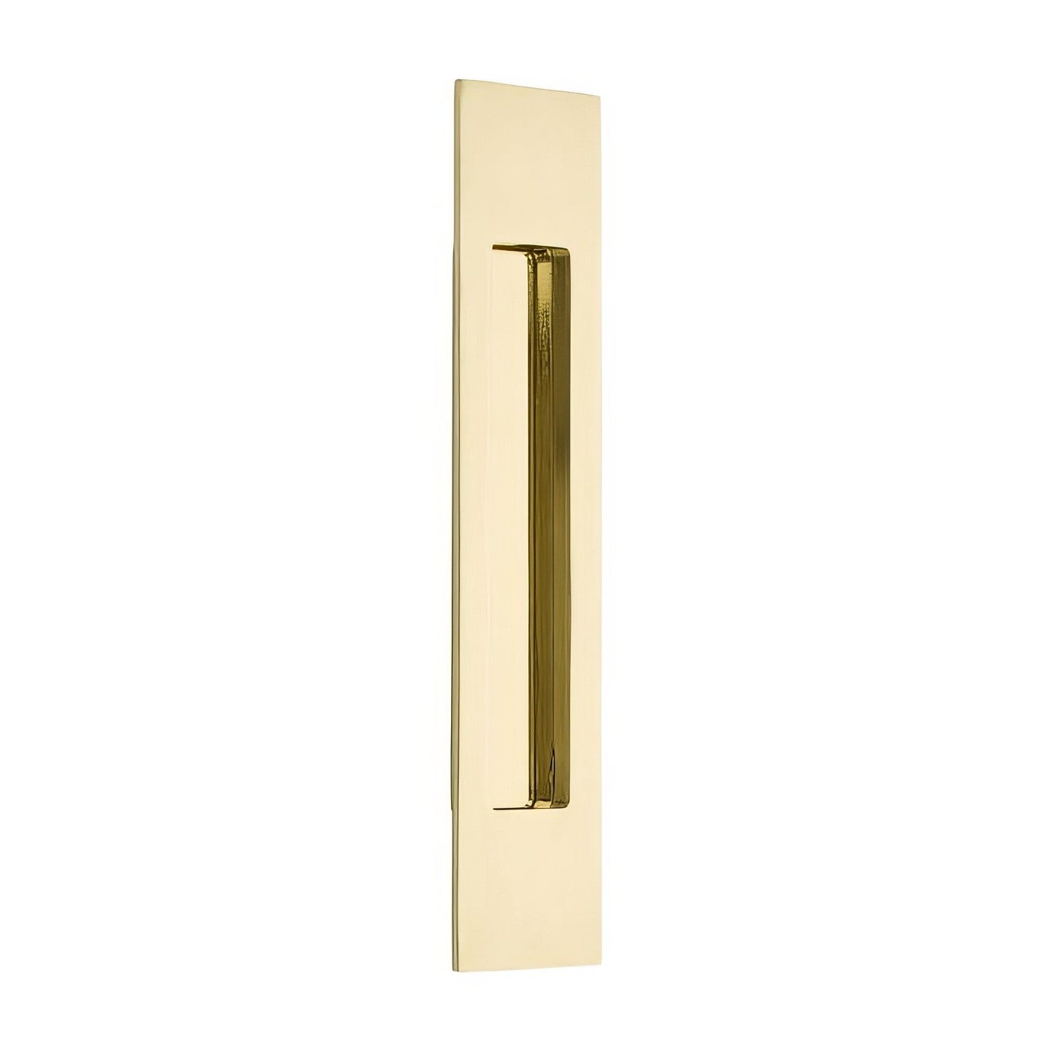 Emtek 10 Inch Modern Rectangular Flush Pull.