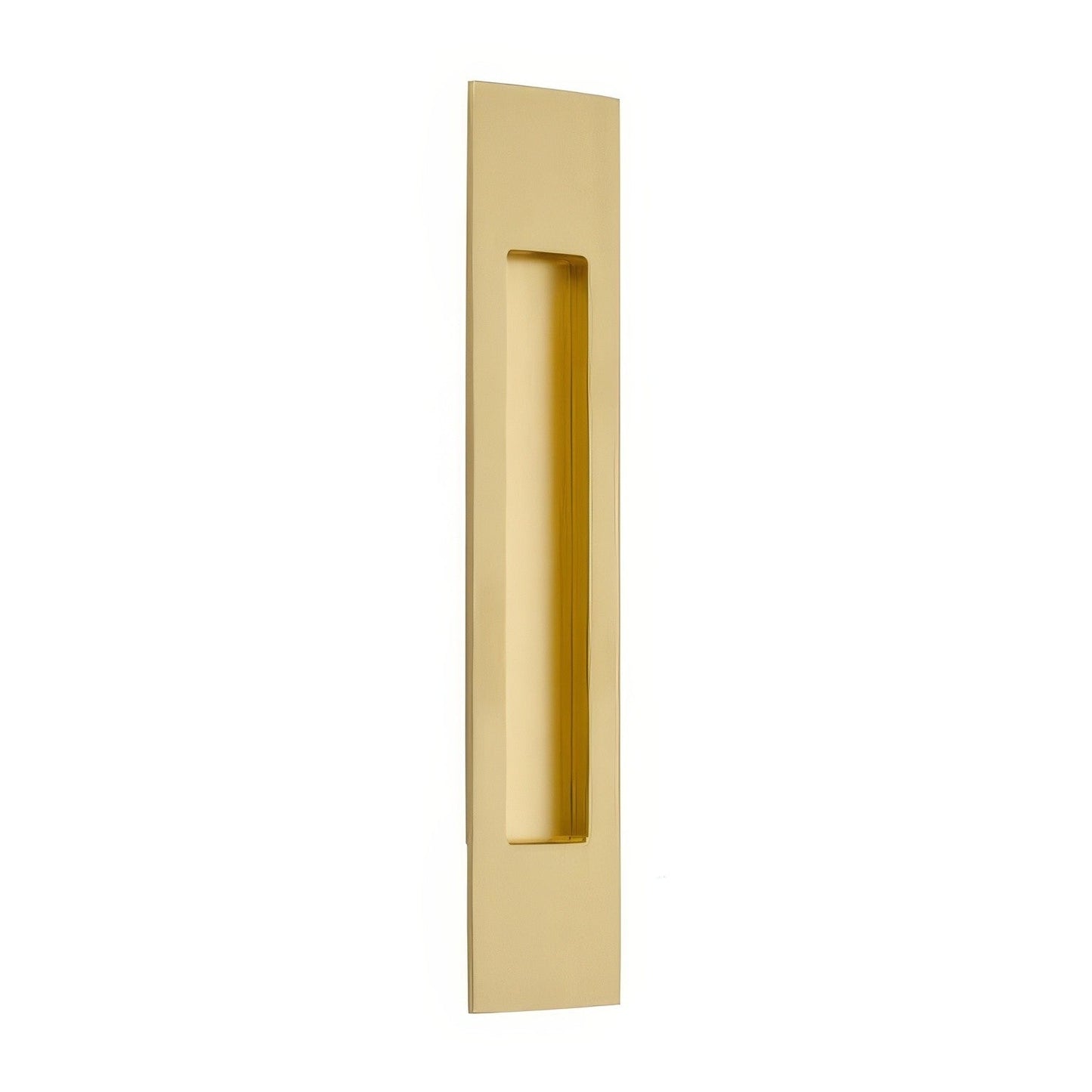 Emtek 10 Inch Modern Rectangular Flush Pull.