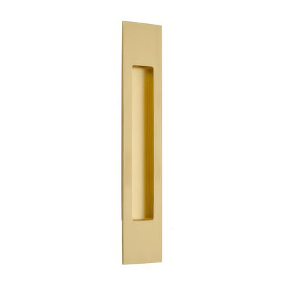 Emtek 10 Inch Modern Rectangular Flush Pull.