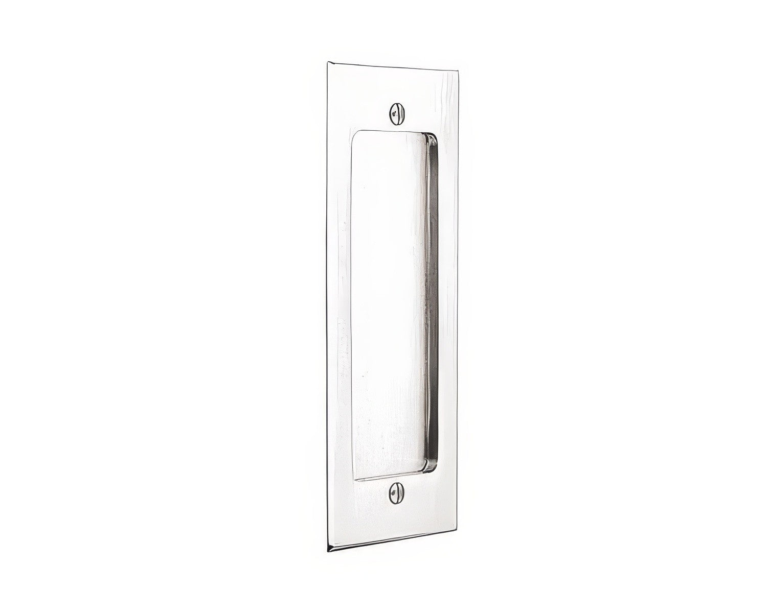 Emtek Modern Rectangular Flush Pull.