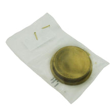 Ives 221B4 Solid Brass 2-1/8" Round Flush Pull Satin Brass Finish.