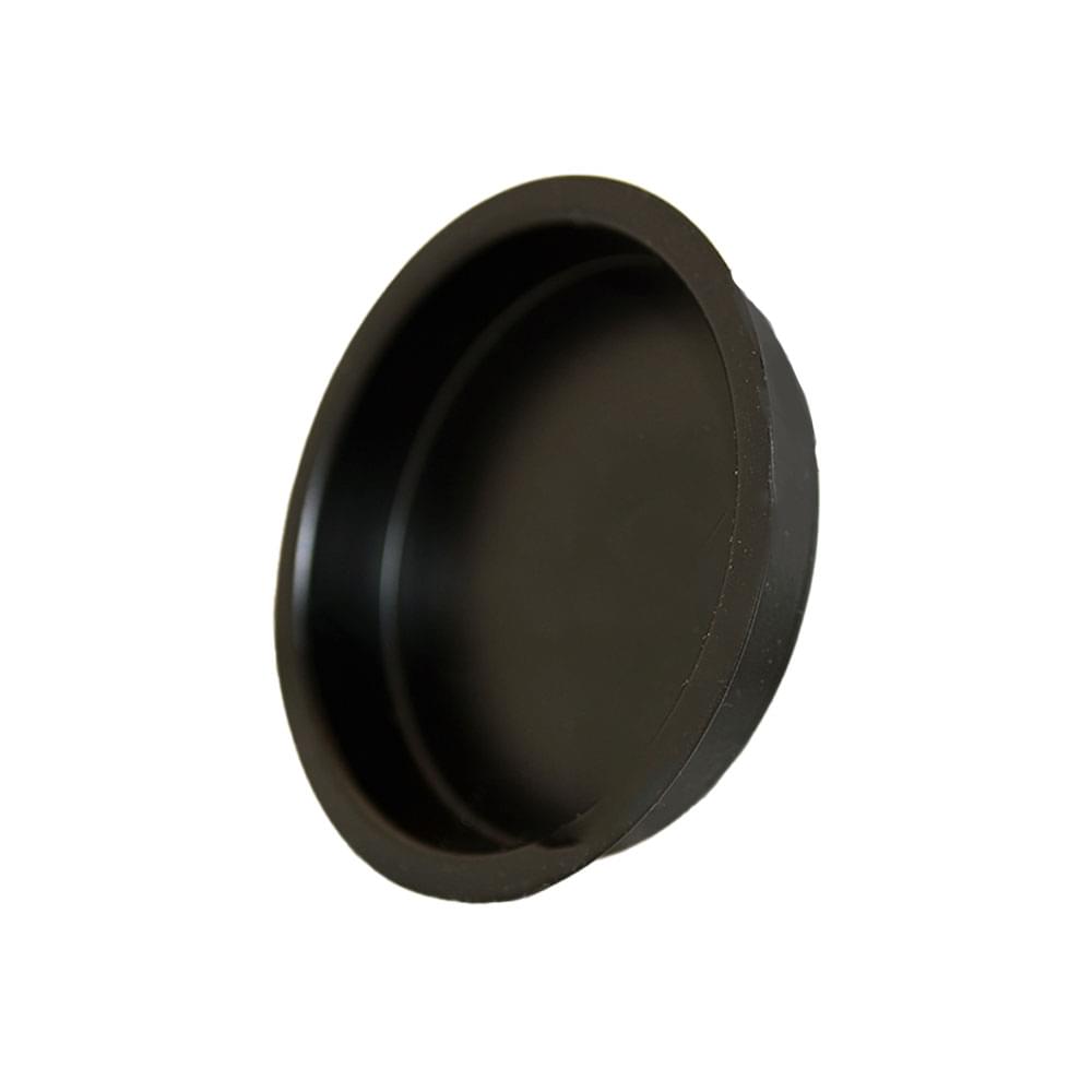 Ives 221BBLK Solid Brass 2-1/8" Round Flush Pull Black Finish.