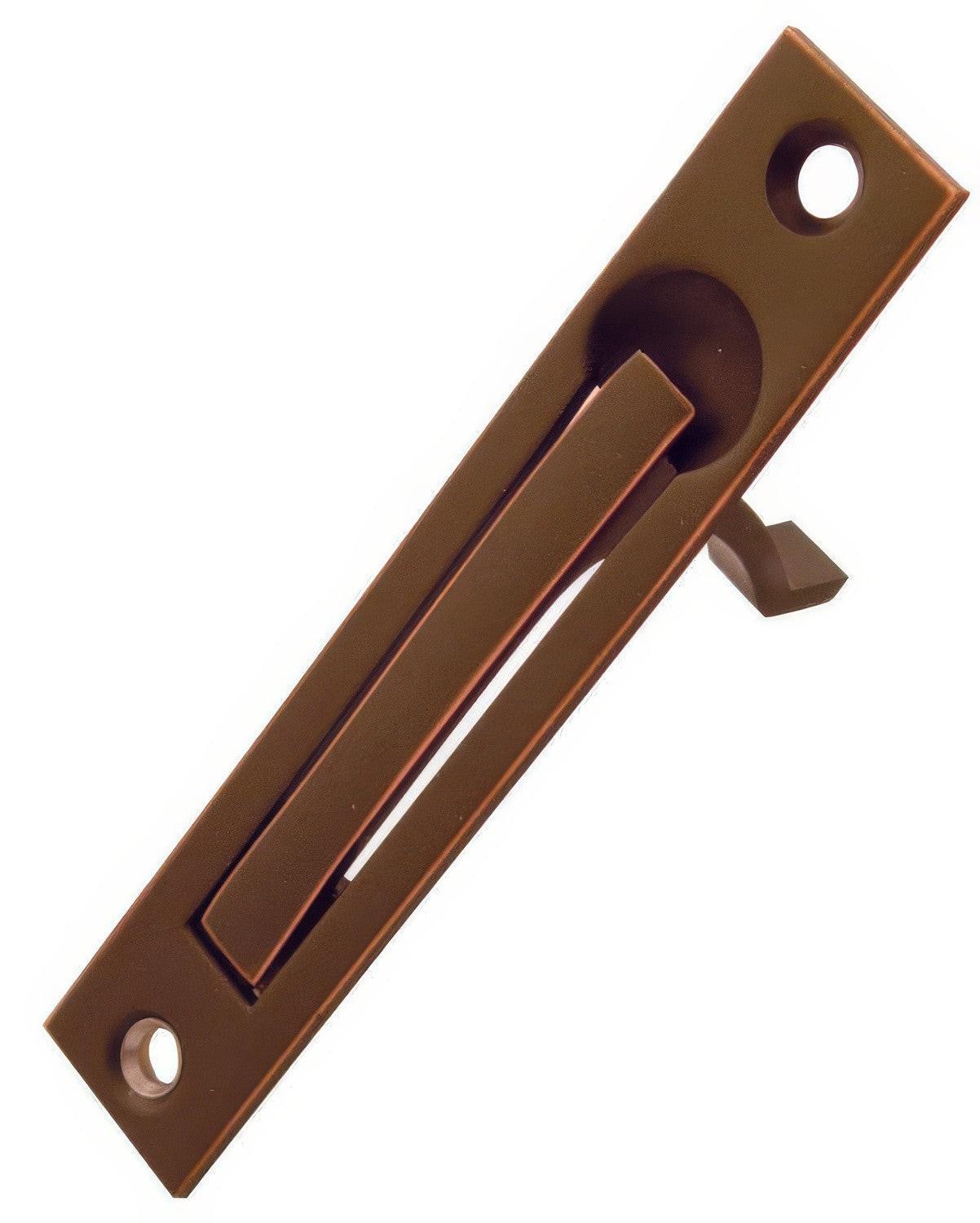 Emtek 4" Height Solid Brass Edge Pull for Sliding Doors