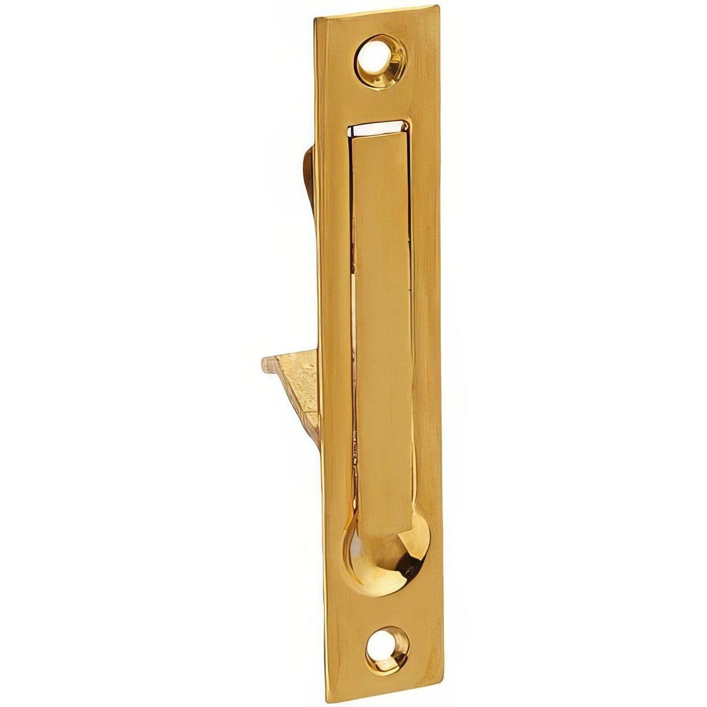 Emtek 4" Height Solid Brass Edge Pull for Sliding Doors