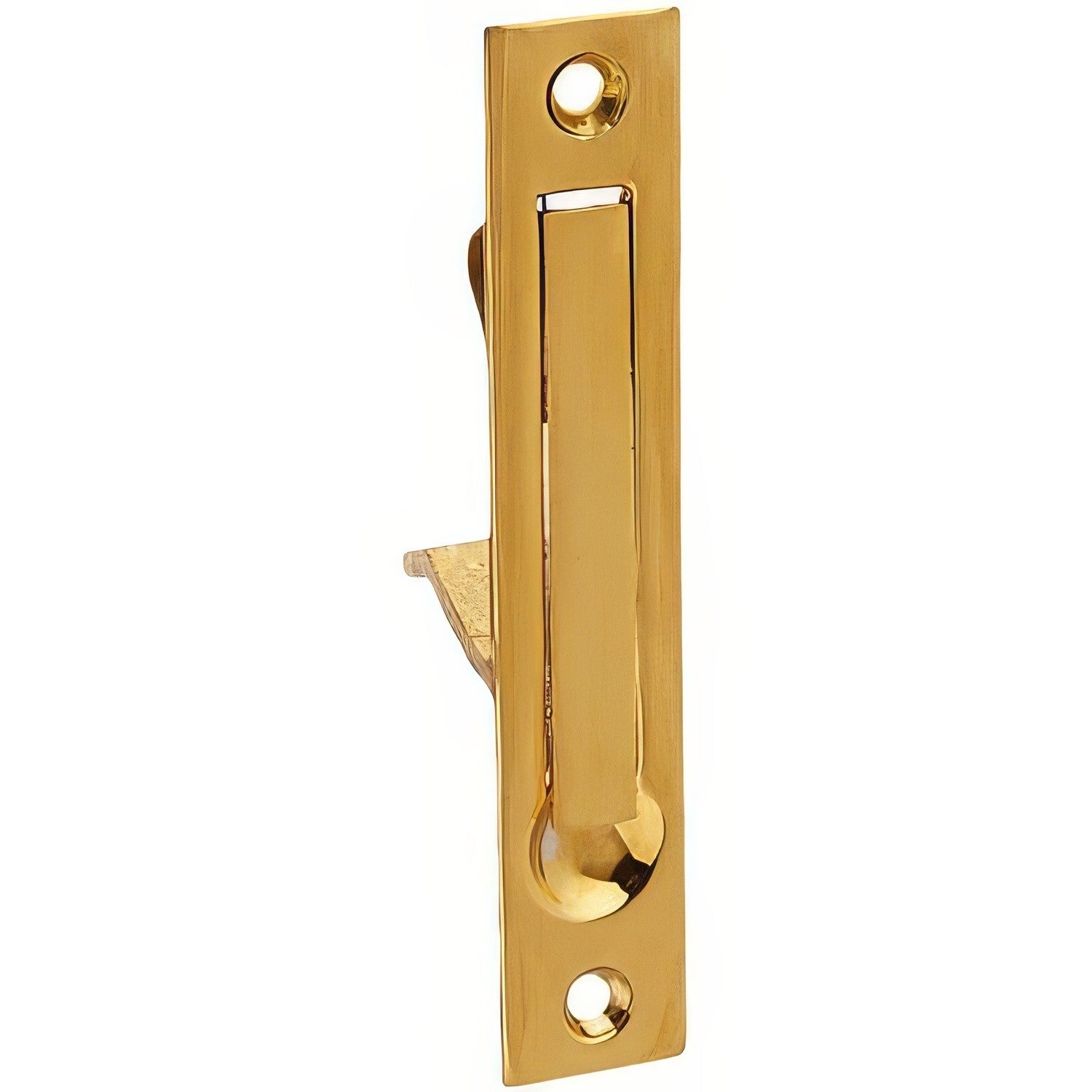 Emtek 4" Height Solid Brass Edge Pull for Sliding Doors