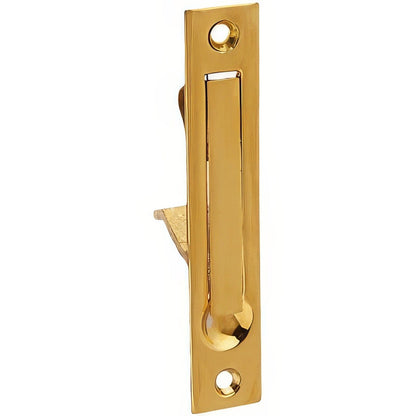 Emtek 4" Height Solid Brass Edge Pull for Sliding Doors