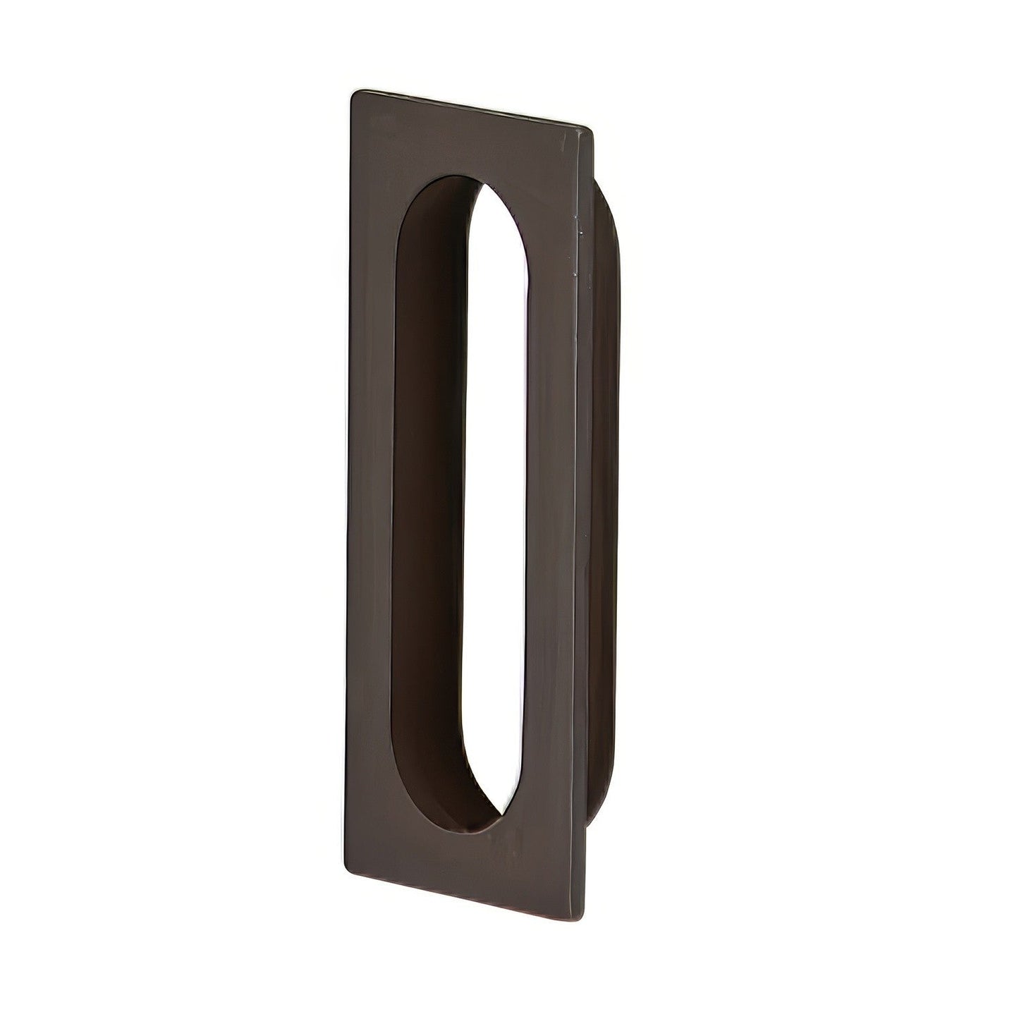 Ives 222B Cast Brass Oblong Flush Pull 3-1/8" x 1-5/16" x 7/16".