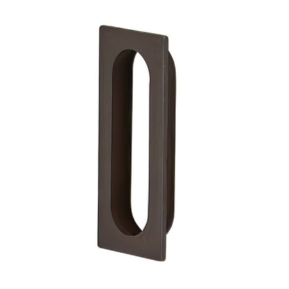 Ives 222B Cast Brass Oblong Flush Pull 3-1/8" x 1-5/16" x 7/16".
