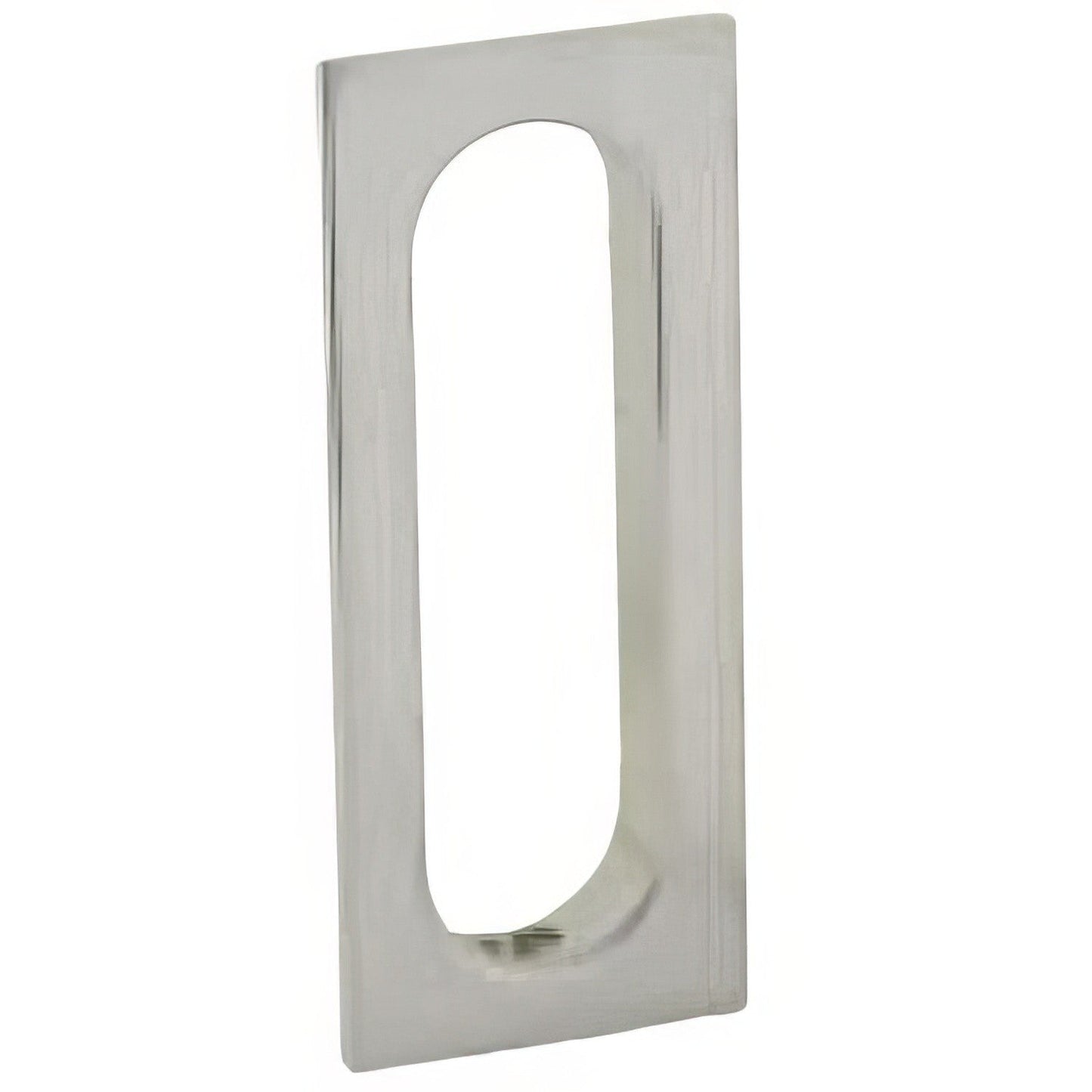 Ives 222B Cast Brass Oblong Flush Pull 3-1/8" x 1-5/16" x 7/16".