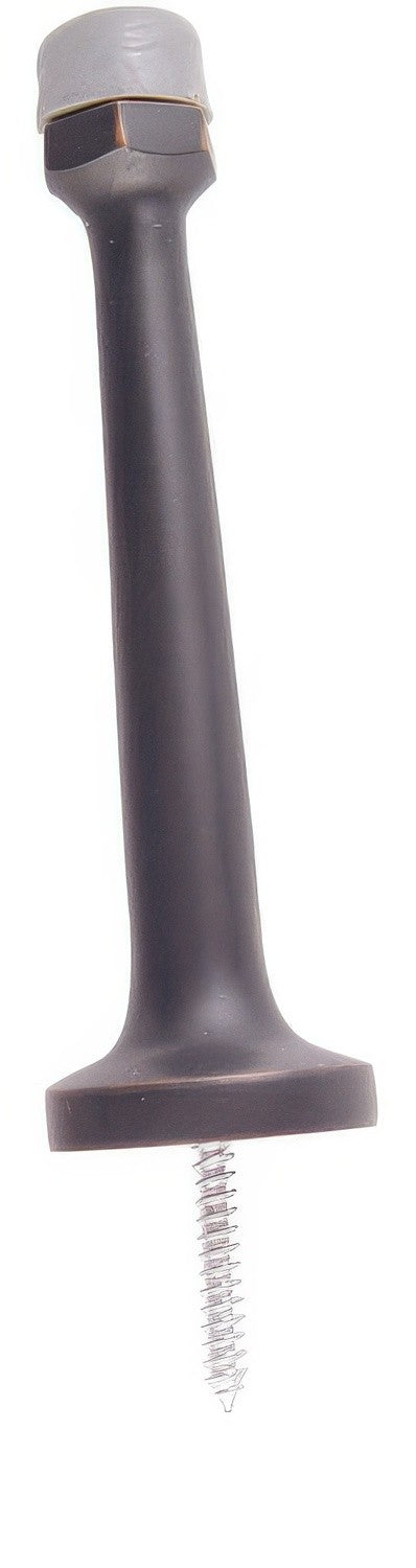 Emtek 3" Length Solid Brass Baseboard Door Stop With Screw