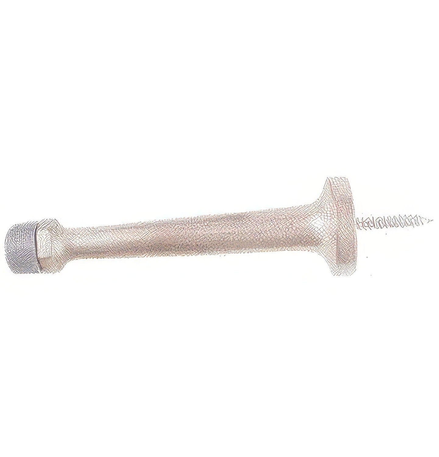 Emtek 3" Length Solid Brass Baseboard Door Stop With Screw