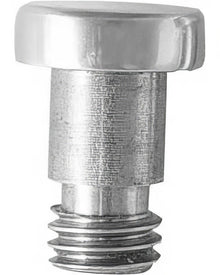 Emtek 3/4" Height Solid Brass Extended Button Tip for Hinge Pivot Stop