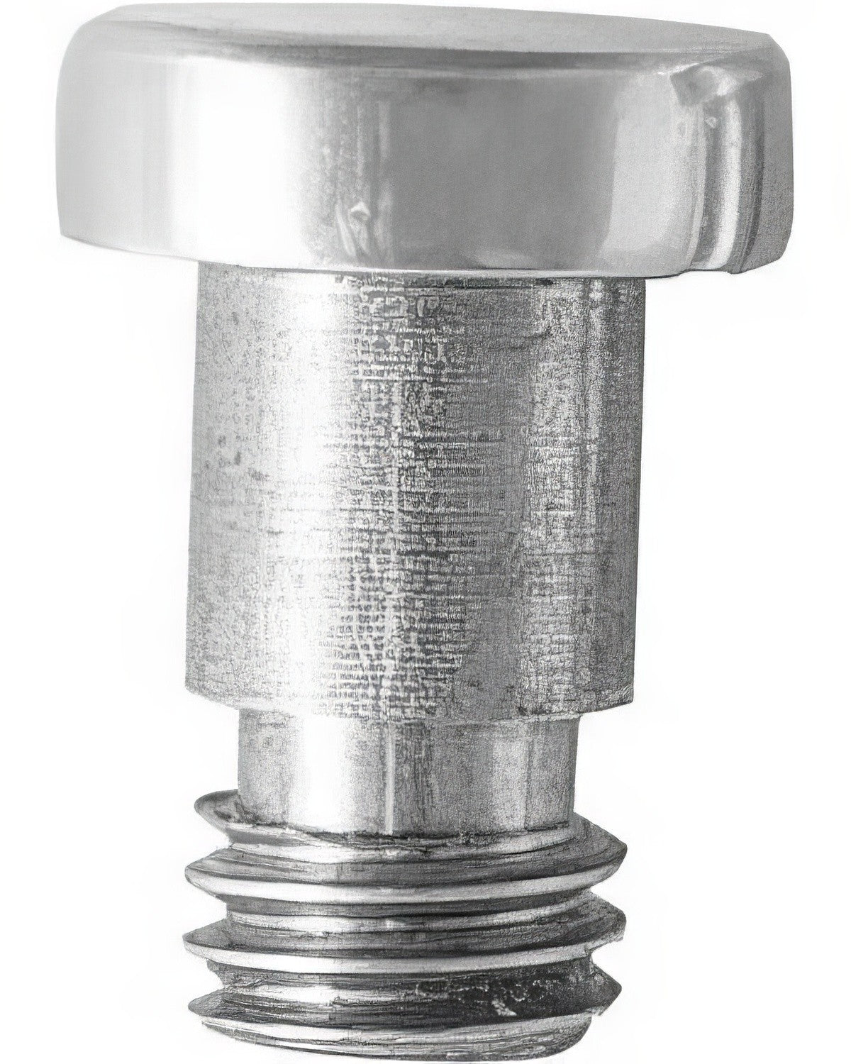 Emtek 3/4" Height Solid Brass Extended Button Tip for Hinge Pivot Stop.