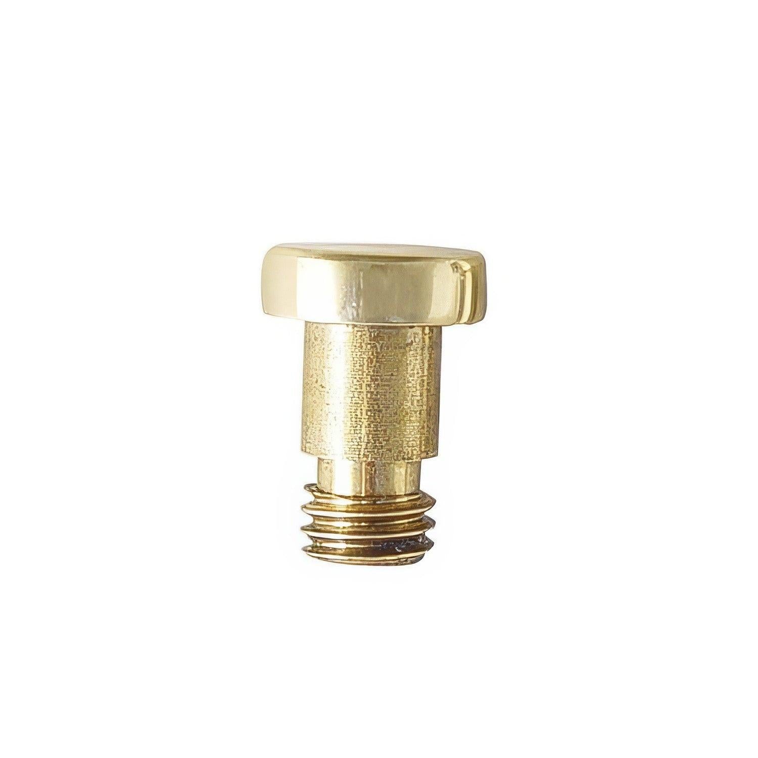 Emtek 3/4" Height Solid Brass Extended Button Tip for Hinge Pivot Stop