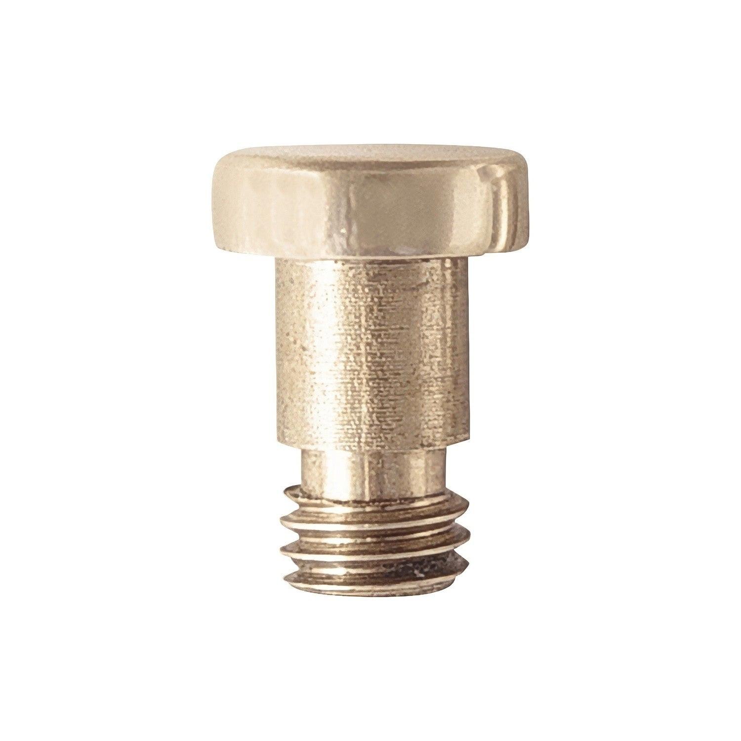 Emtek 3/4" Height Solid Brass Extended Button Tip for Hinge Pivot Stop
