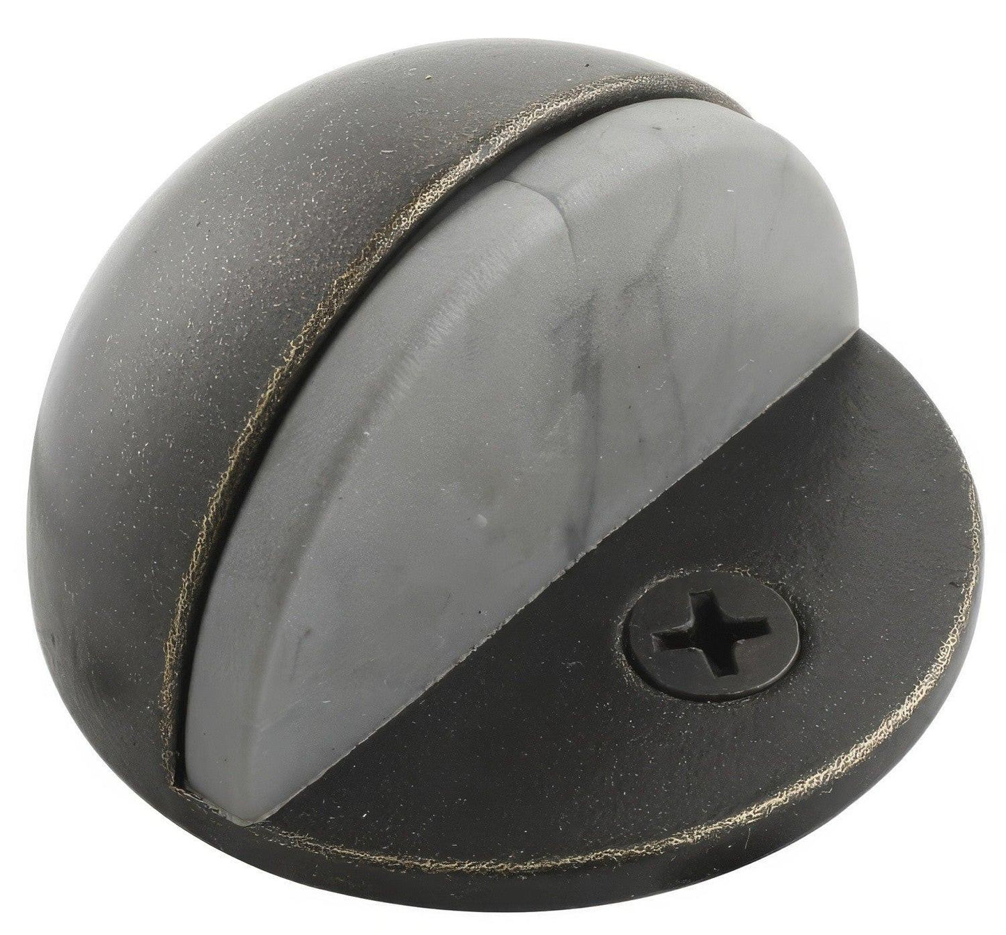 Emtek 1" Projection Solid Brass Half Dome Style Floor Mounted Door Stop