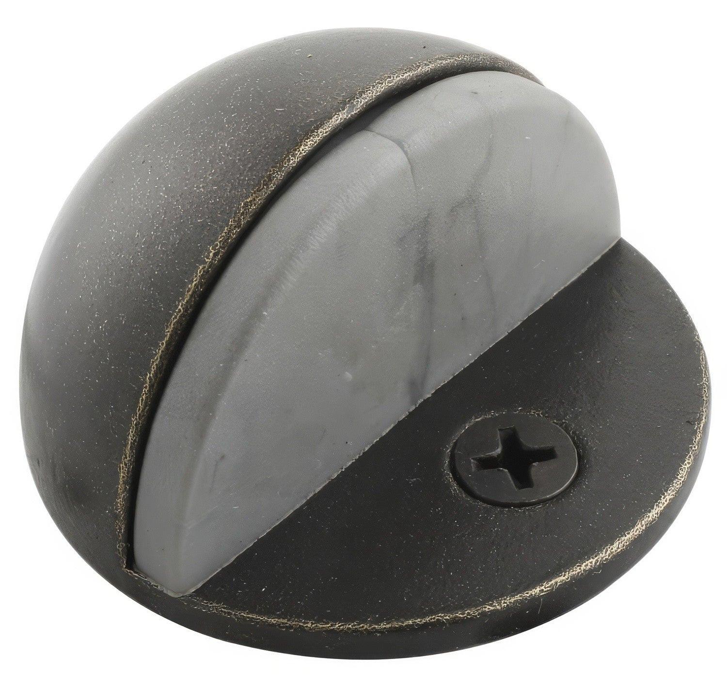 Emtek 1" Projection Solid Brass Half Dome Style Floor Mounted Door Stop