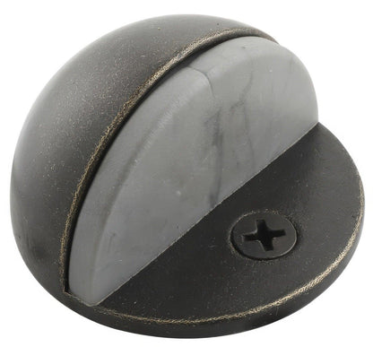 Emtek 1" Projection Solid Brass Half Dome Style Floor Mounted Door Stop