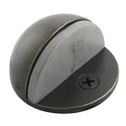 Emtek 1" Projection Solid Brass Half Dome Style Floor Mounted Door Stop.