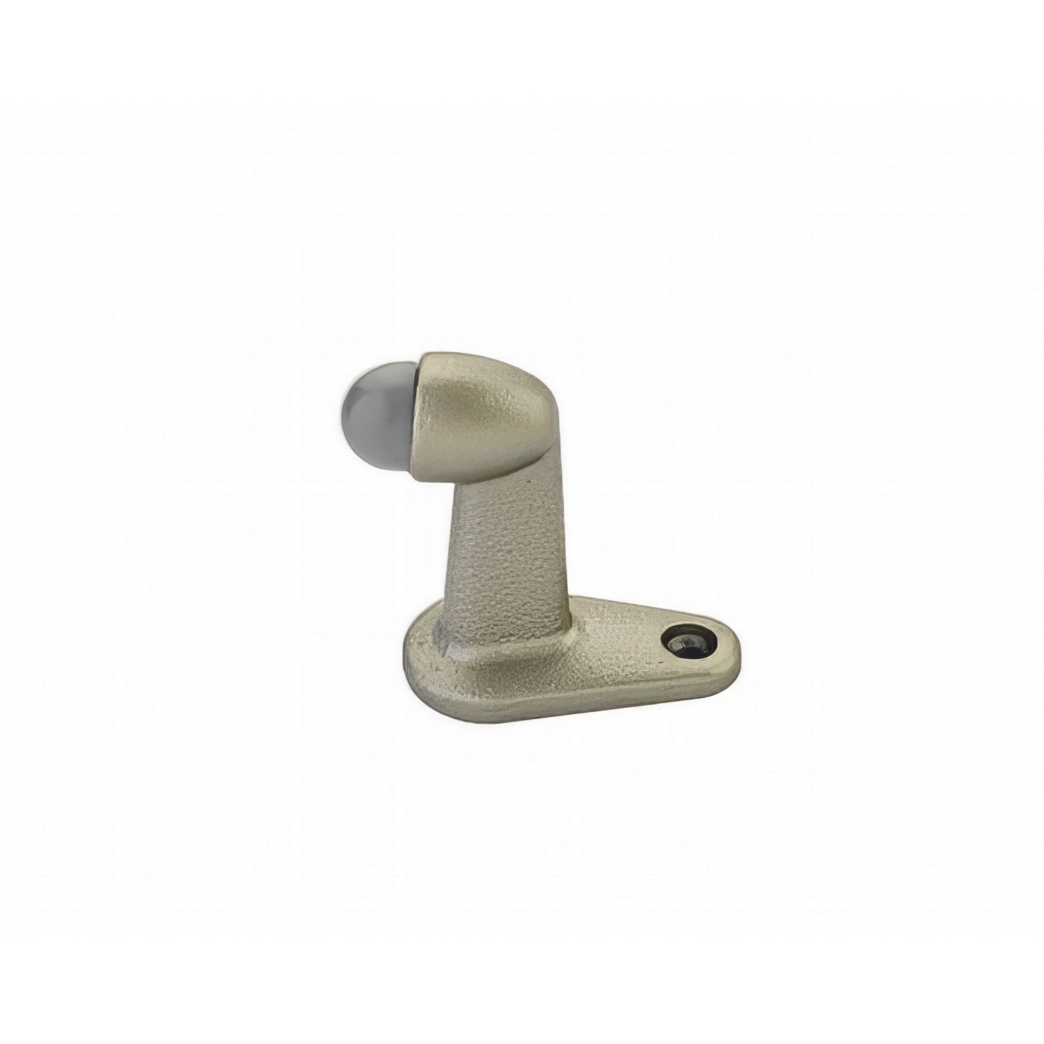Emtek 2-7/8" Projection Goose Style Sold Brass Floor Mounted Door Stop.