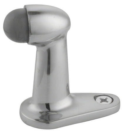 Emtek 2-7/8" Projection Goose Style Sold Brass Floor Mounted Door Stop.