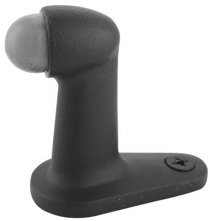 Emtek 2-7/8" Projection Goose Style Sold Brass Floor Mounted Door Stop.