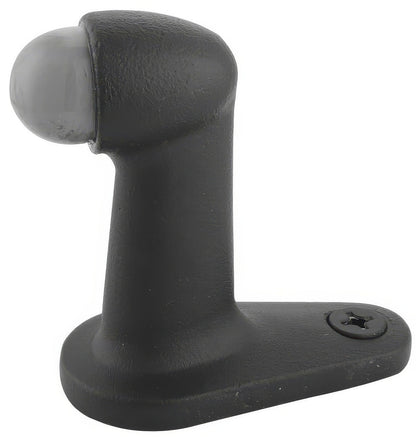 Emtek 2-7/8" Projection Goose Style Sold Brass Floor Mounted Door Stop.