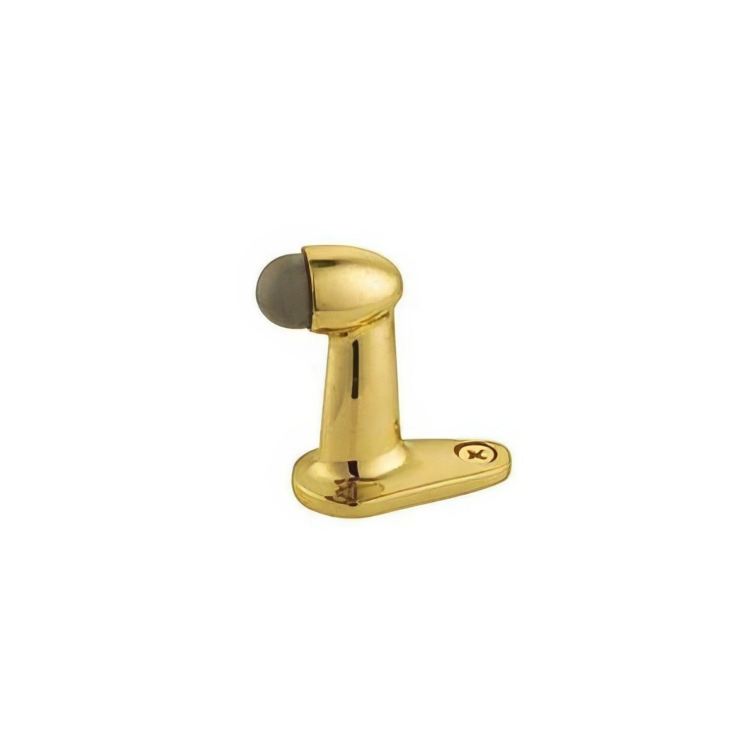 Emtek 2-7/8" Projection Goose Style Sold Brass Floor Mounted Door Stop