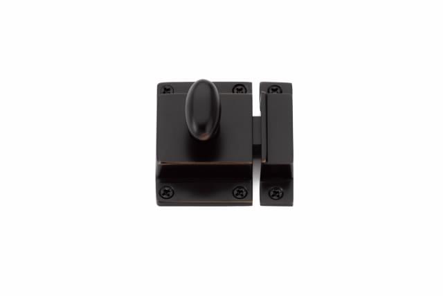 Emtek 2270US10B 2-1/4" x 2" Cabinet Latch Oil Rubbed Bronze Finish.
