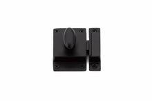 Emtek 2270US19 2-1/4" x 2" Cabinet Latch Flat Black Finish.