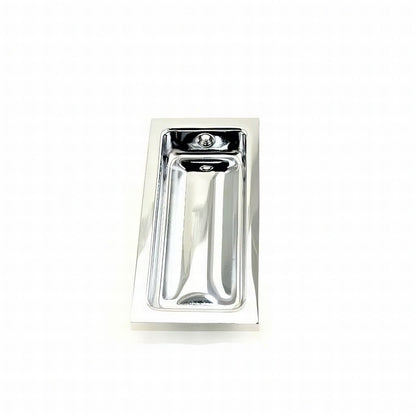 Ives 227B Wrought Brass Rectangle Flush Pull 3 5/8" x 1-3/4" x 9/16"