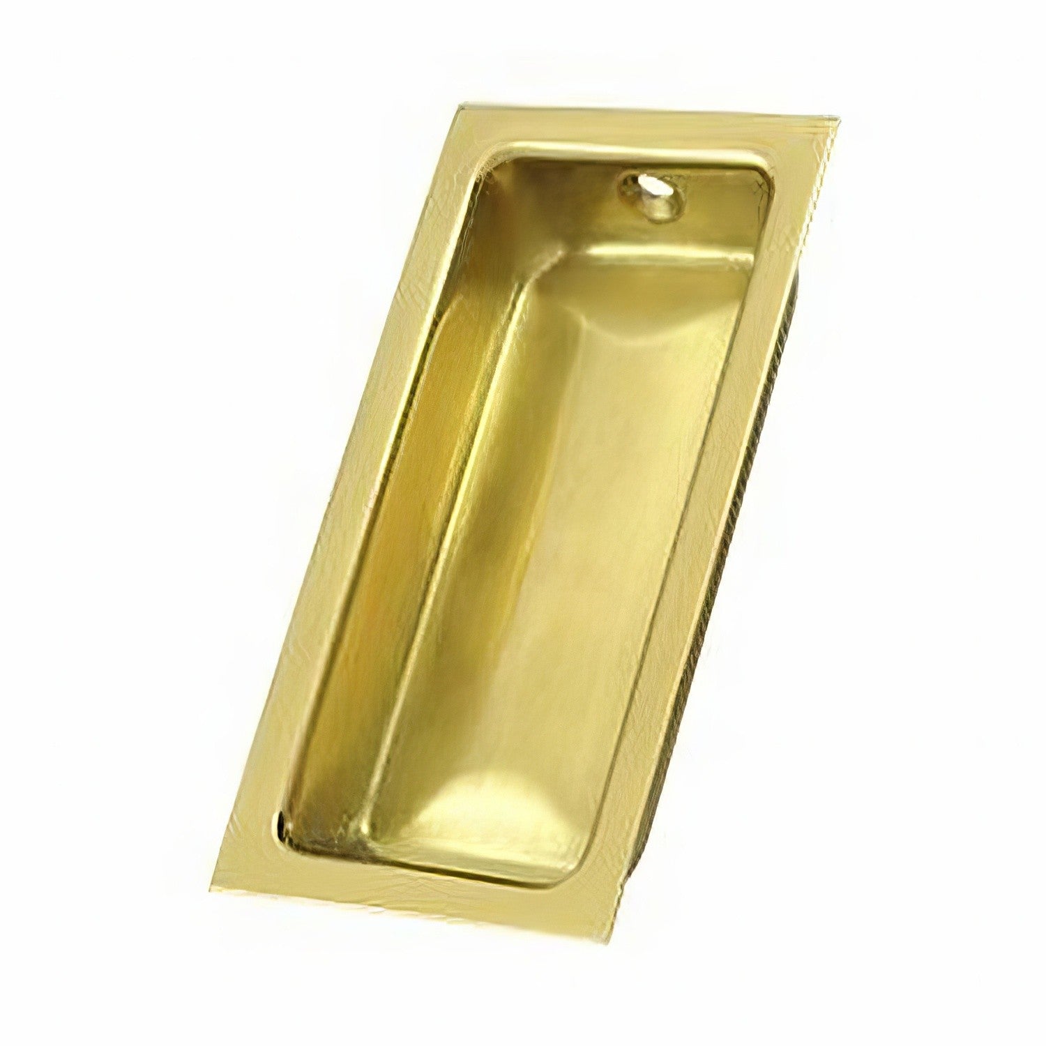 Ives 227B Wrought Brass Rectangle Flush Pull 3 5/8" x 1-3/4" x 9/16"