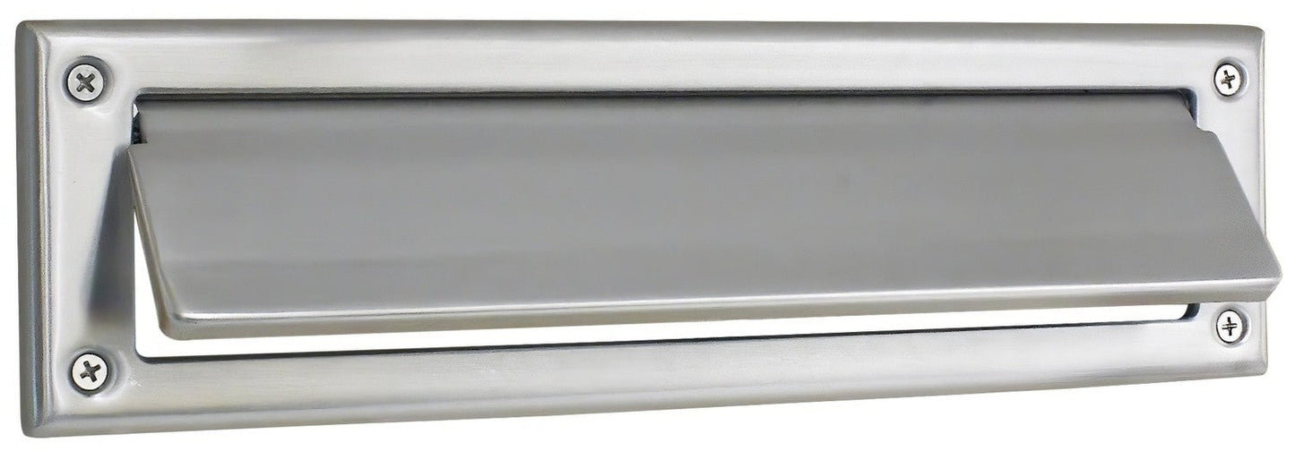 Emtek 13-1/16" Length x 3-3/8" Height Solid Brass Mail Slot