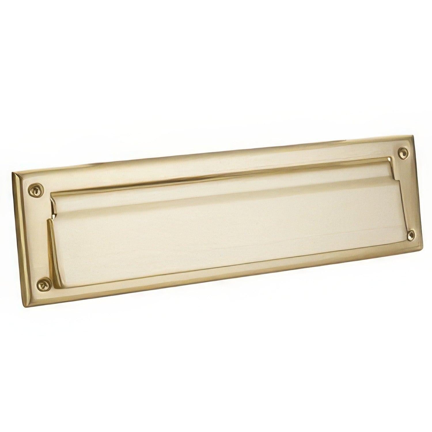 Emtek 13-1/16" Length x 3-3/8" Height Solid Brass Mail Slot