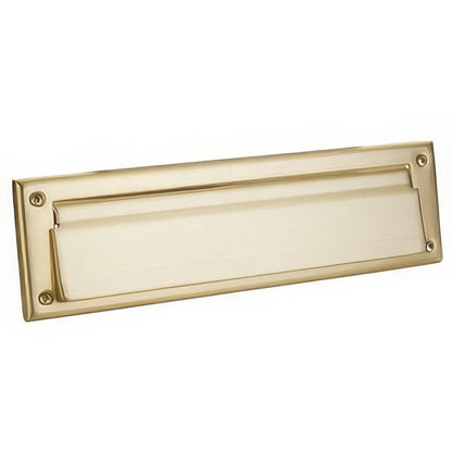 Emtek 13-1/16" Length x 3-3/8" Height Solid Brass Mail Slot