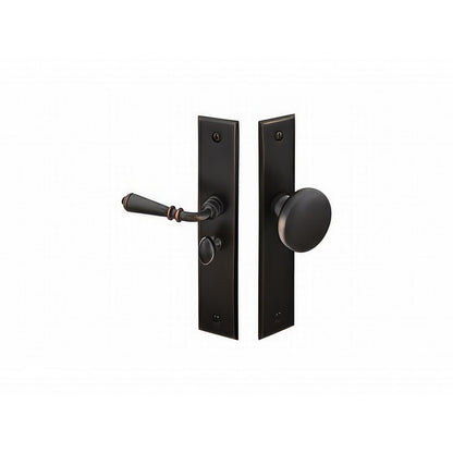 Emtek 6" Rectangular Style Screen Door Lockset.