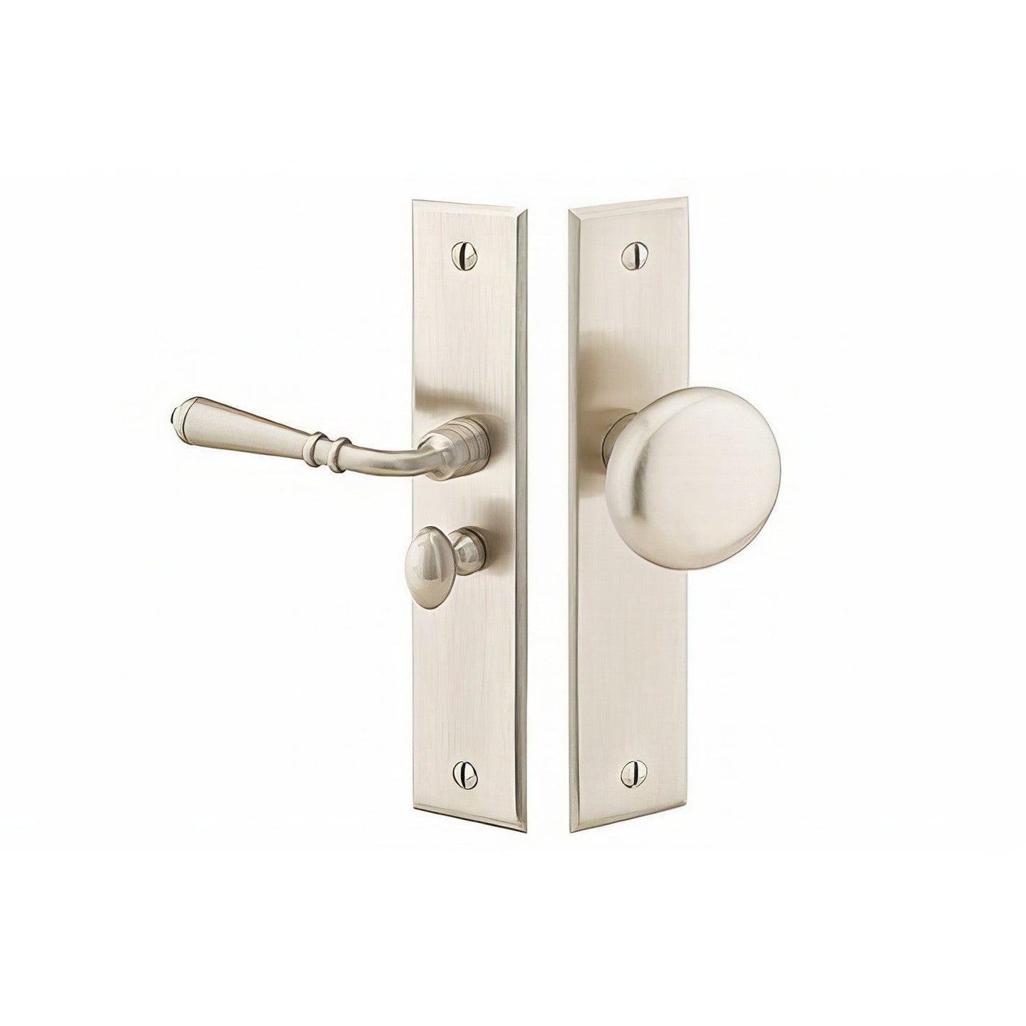 Emtek 6" Rectangular Style Screen Door Lockset.