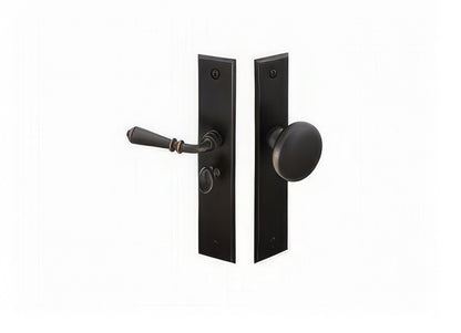 Emtek 6" Rectangular Style Screen Door Lockset.