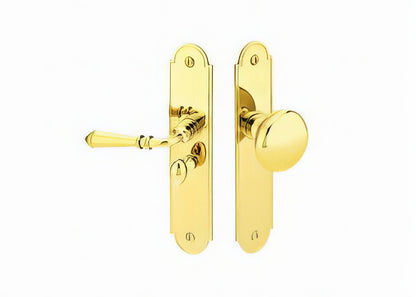 Emtek 6" Rectangular Style Screen Door Lockset.