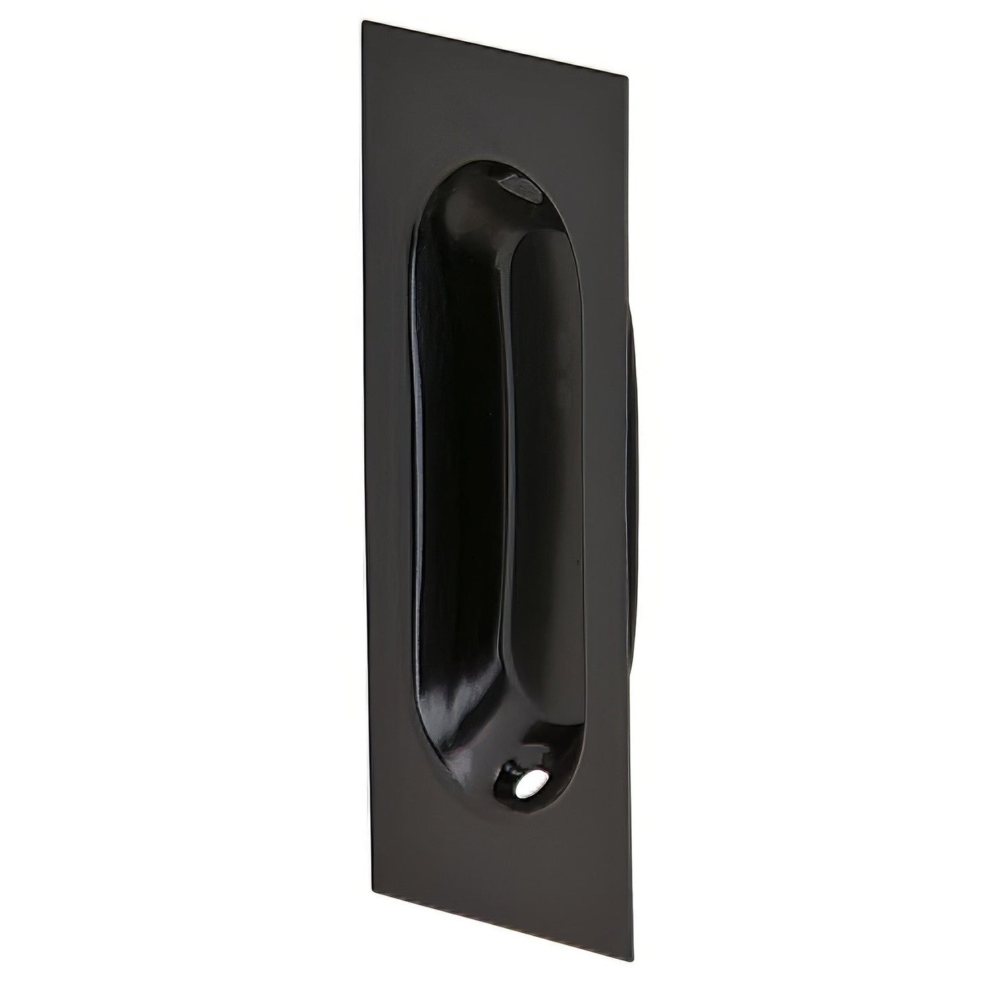 Ives 22B Low Profile Wrought Brass Oblong Flush Pull 3-1/8" x 1-5/16" x 7/16"