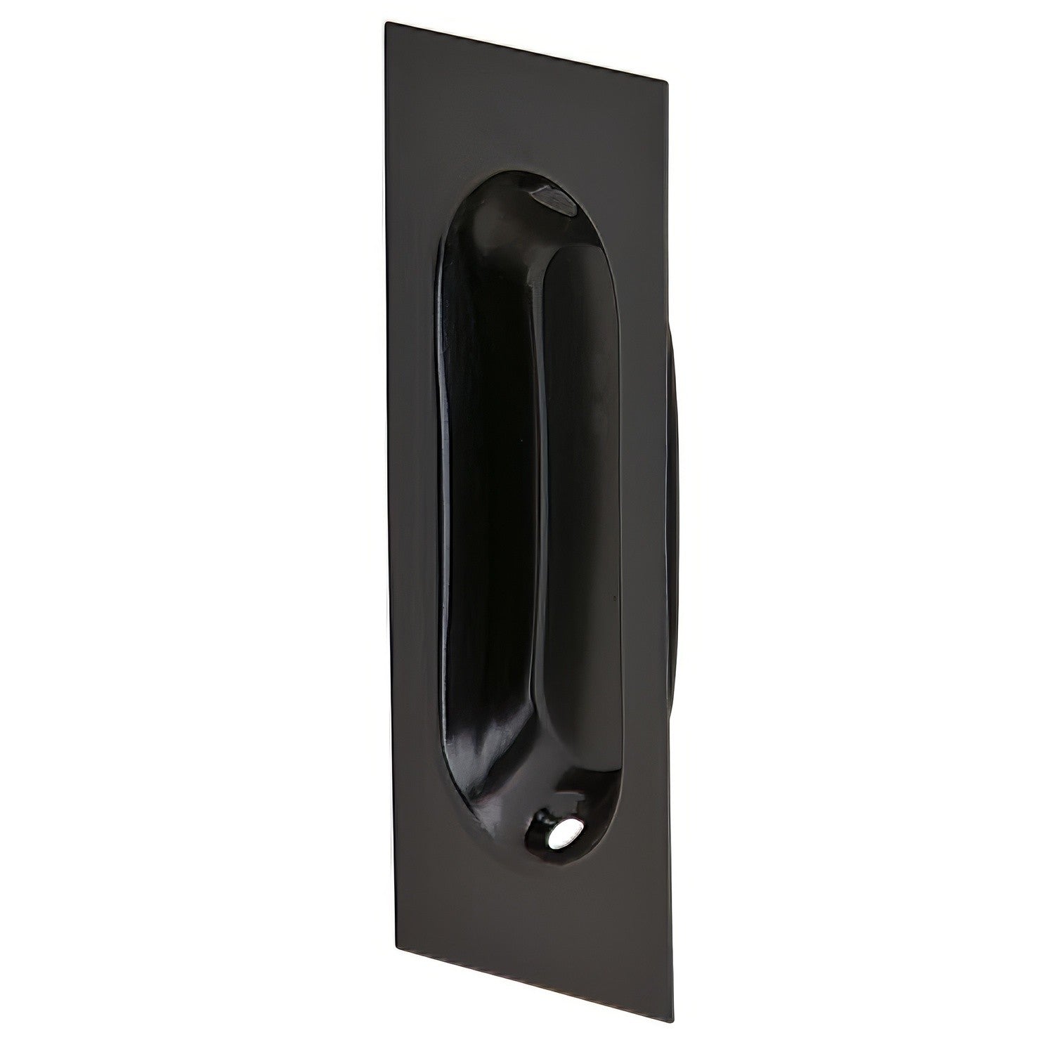 Ives 22B Low Profile Wrought Brass Oblong Flush Pull 3-1/8" x 1-5/16" x 7/16"