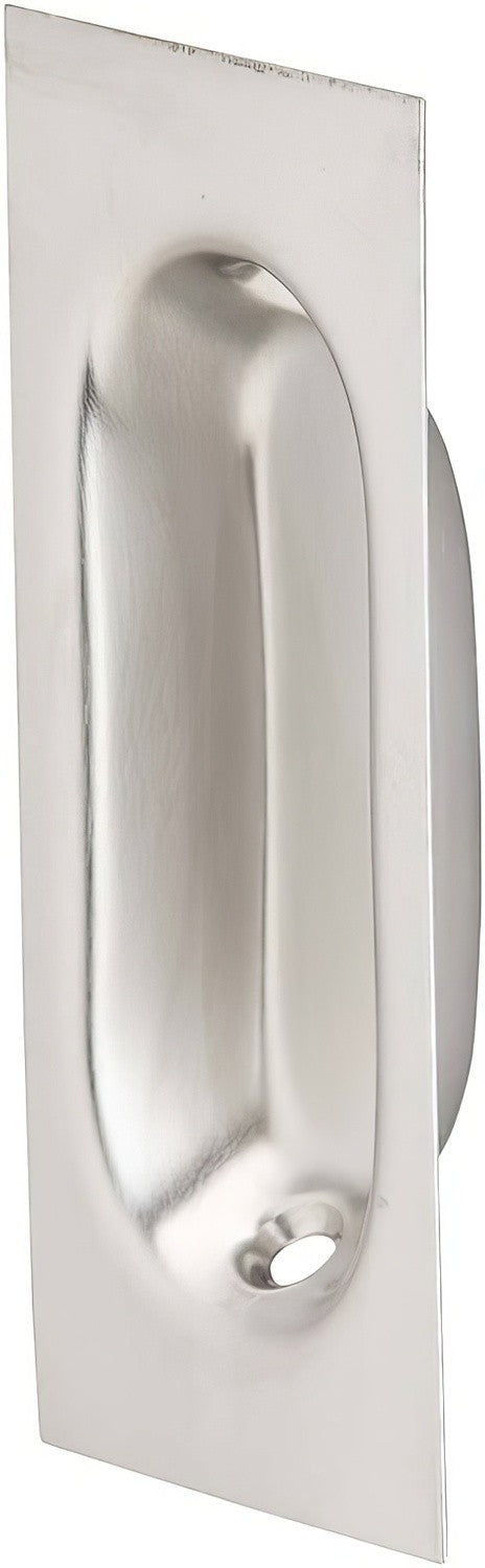 Ives 22B Low Profile Wrought Brass Oblong Flush Pull 3-1/8" x 1-5/16" x 7/16"